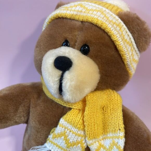 1988 Dakin Hand Crafted Snow Time Bear Plush - Snowshoes - Good Housekeeping EUC - Picture 9 of 11